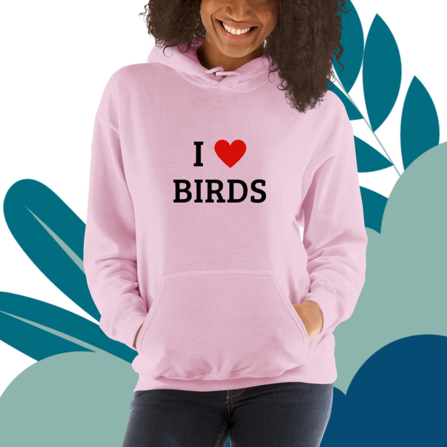 I Love Birds Hoodie