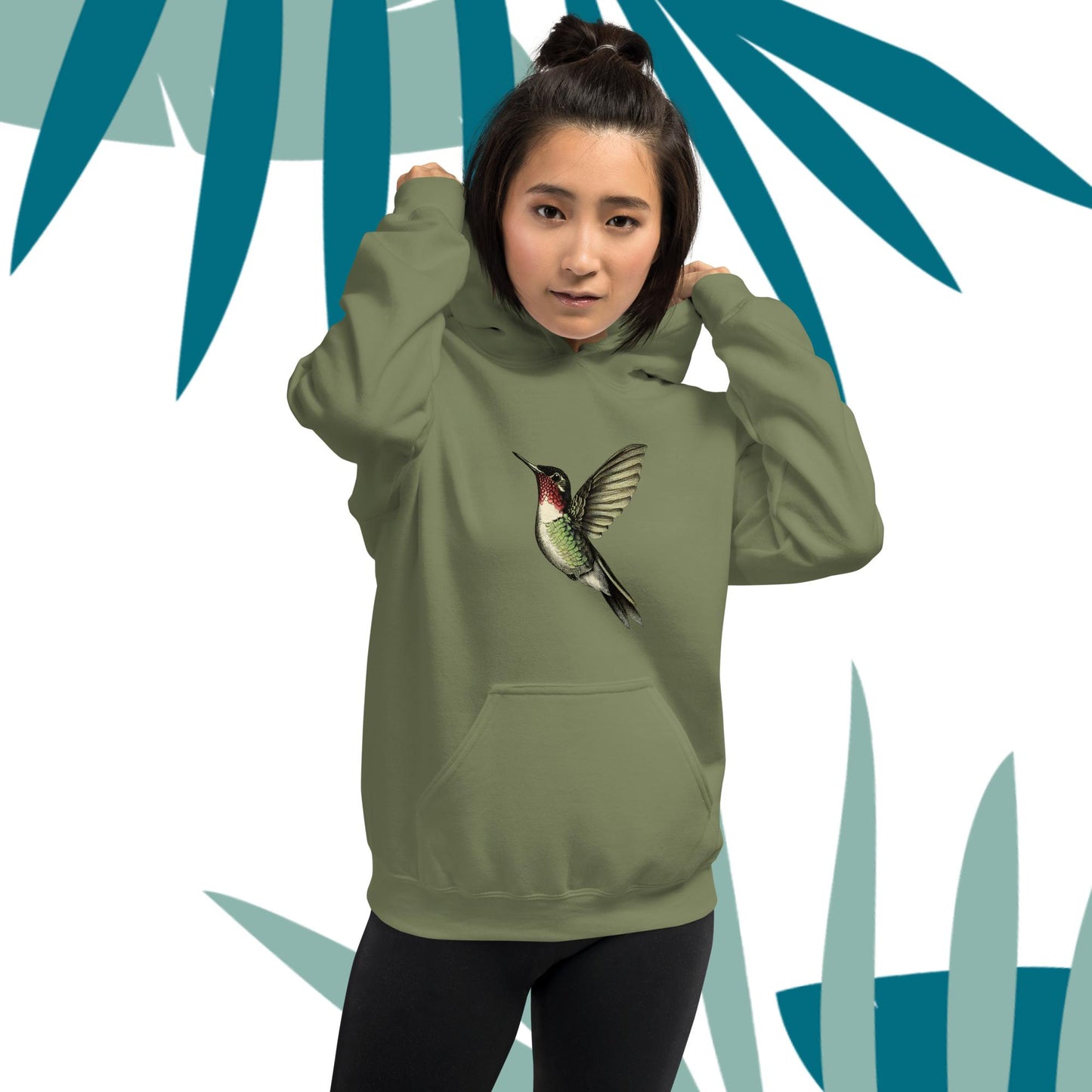Ruby-throated Hummingbird Hoodie