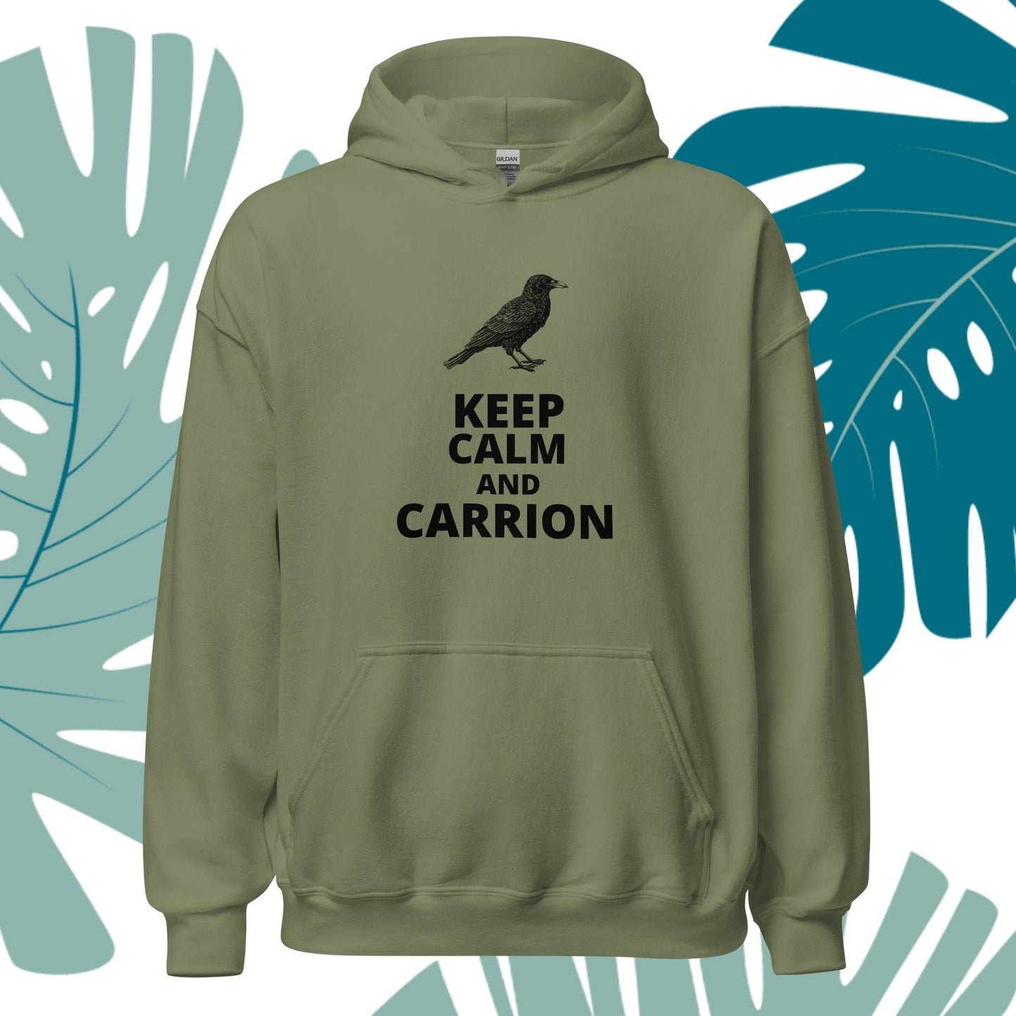 Keep Calm and Carrion Bird Hoodie