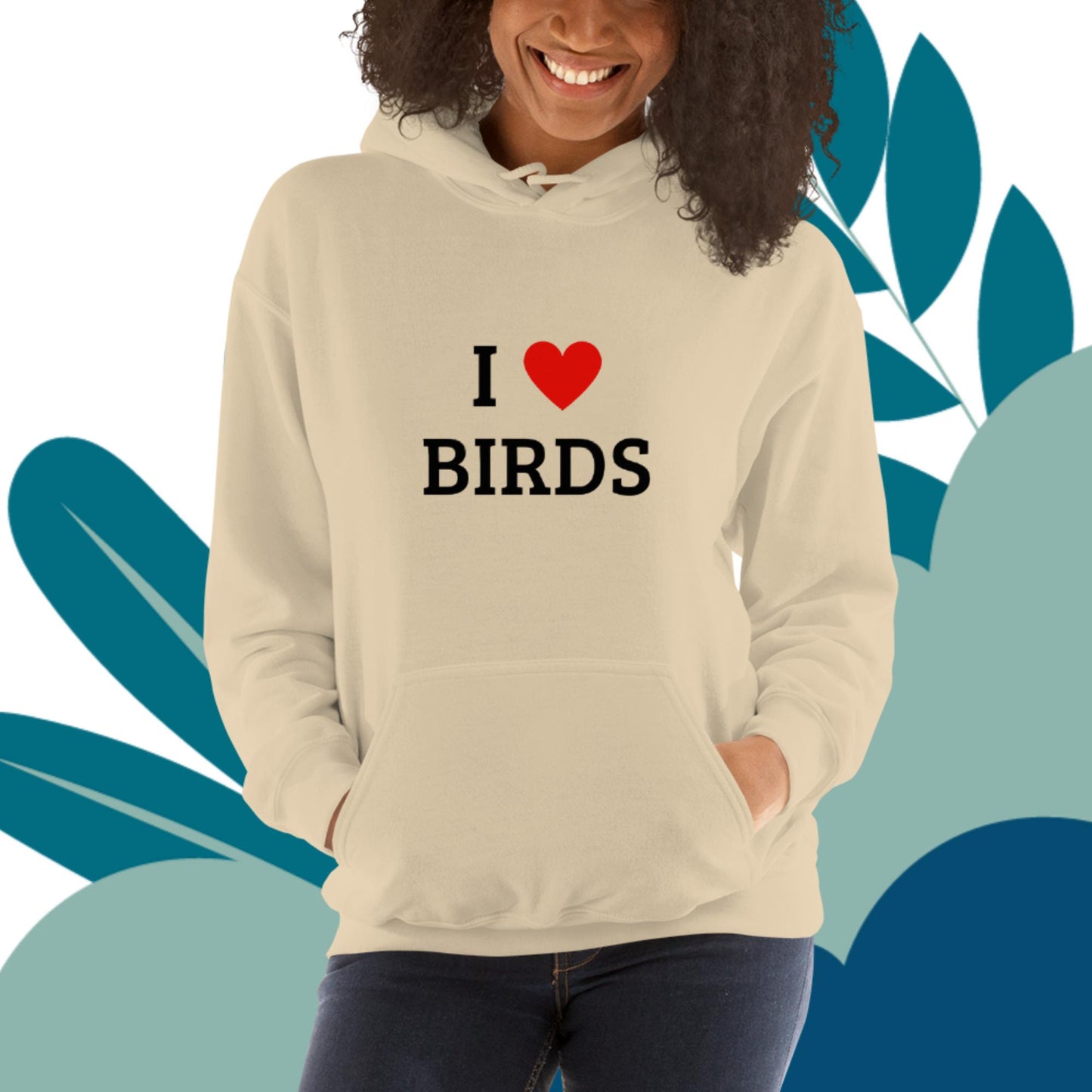 I Love Birds Hoodie