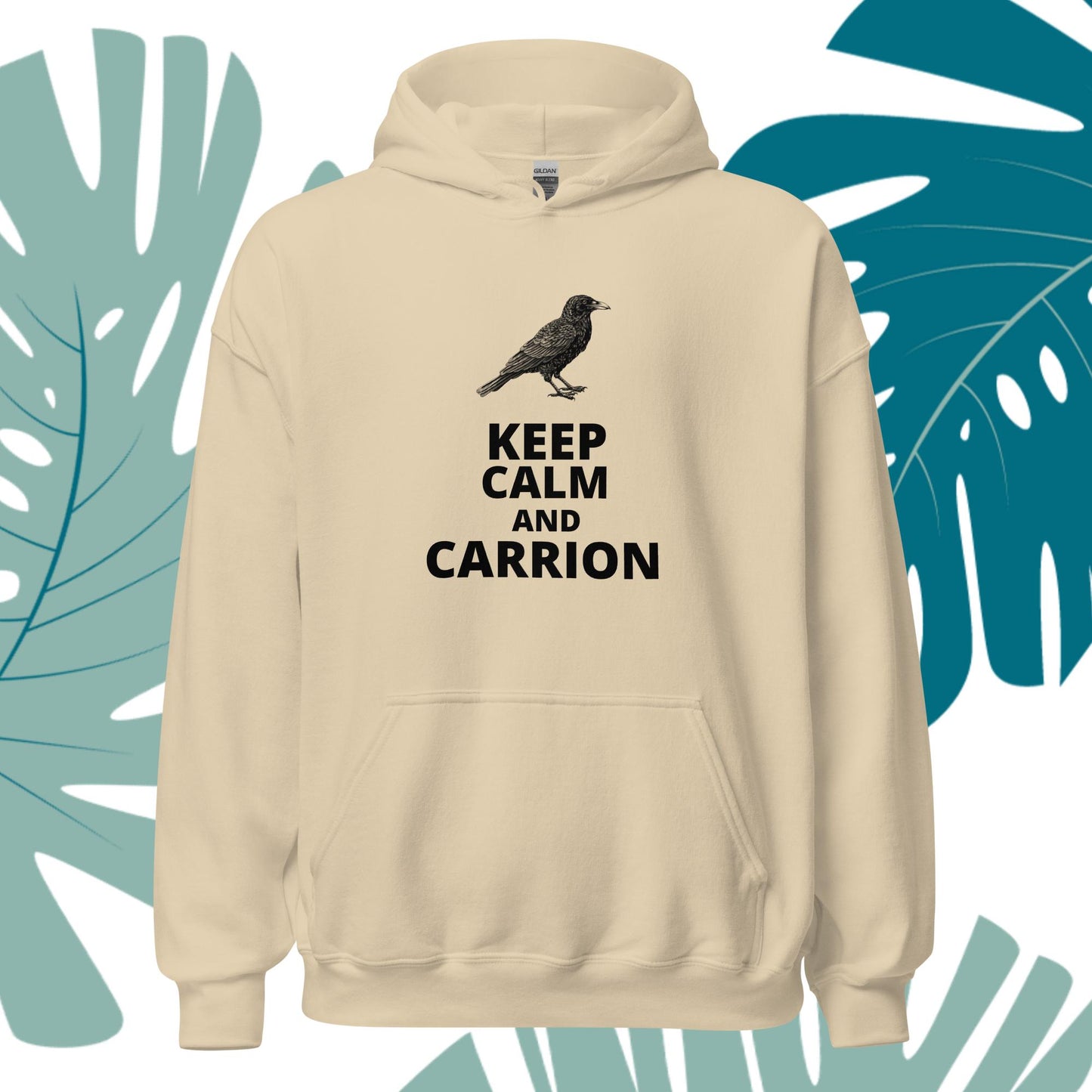 Keep Calm and Carrion Bird Hoodie
