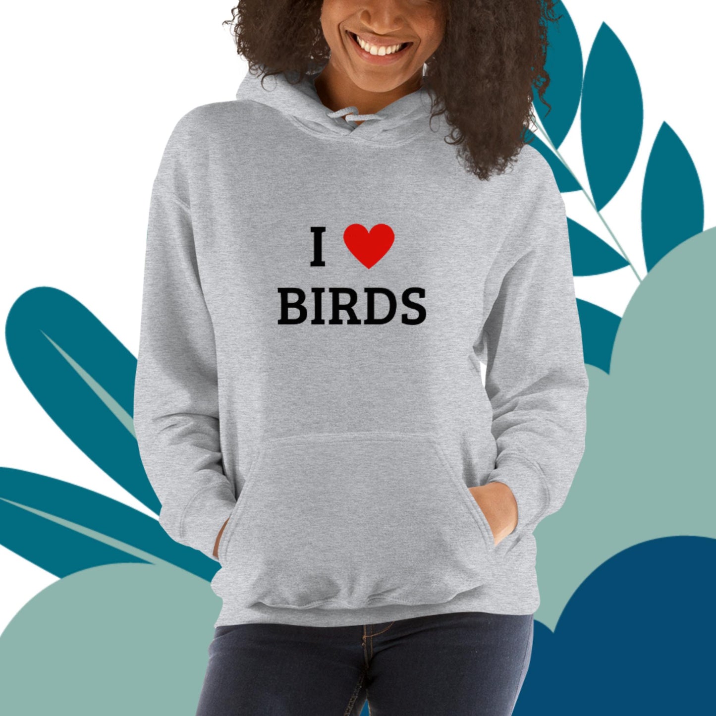 I Love Birds Hoodie