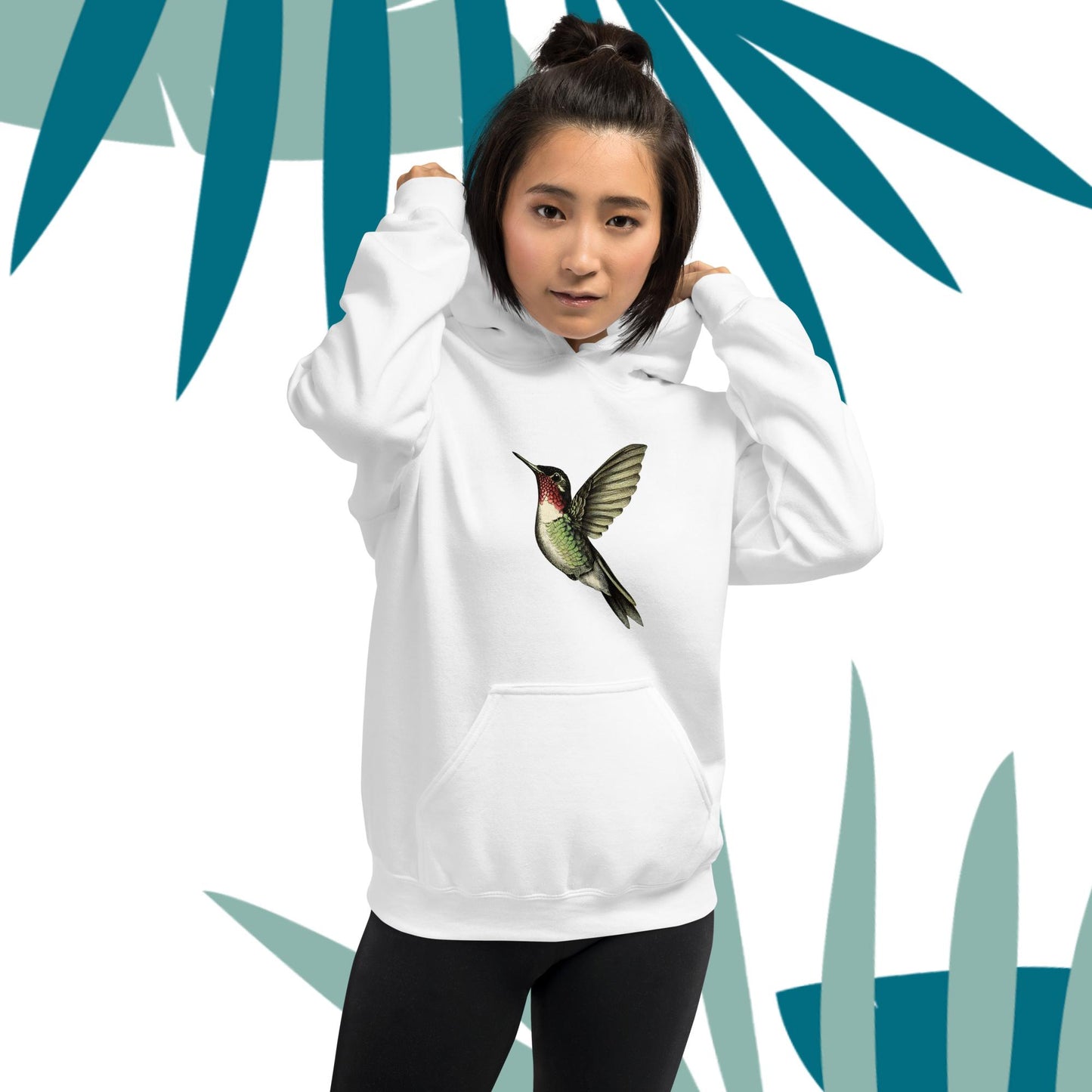 Ruby-throated Hummingbird Hoodie