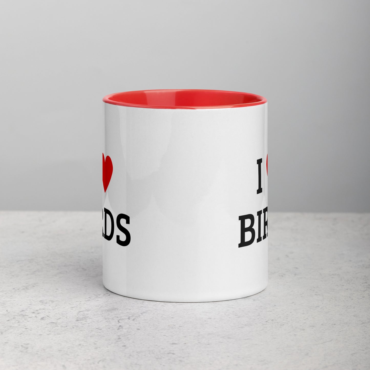 Colorful I Love Birds Mug