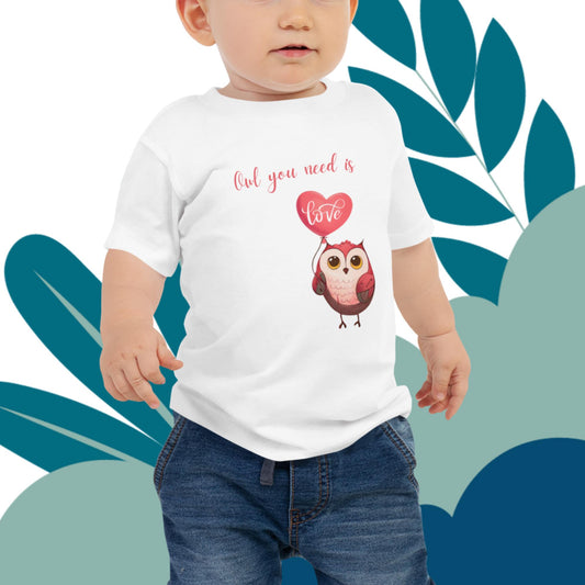 Owl You Need is Love Baby Bird T-shirt