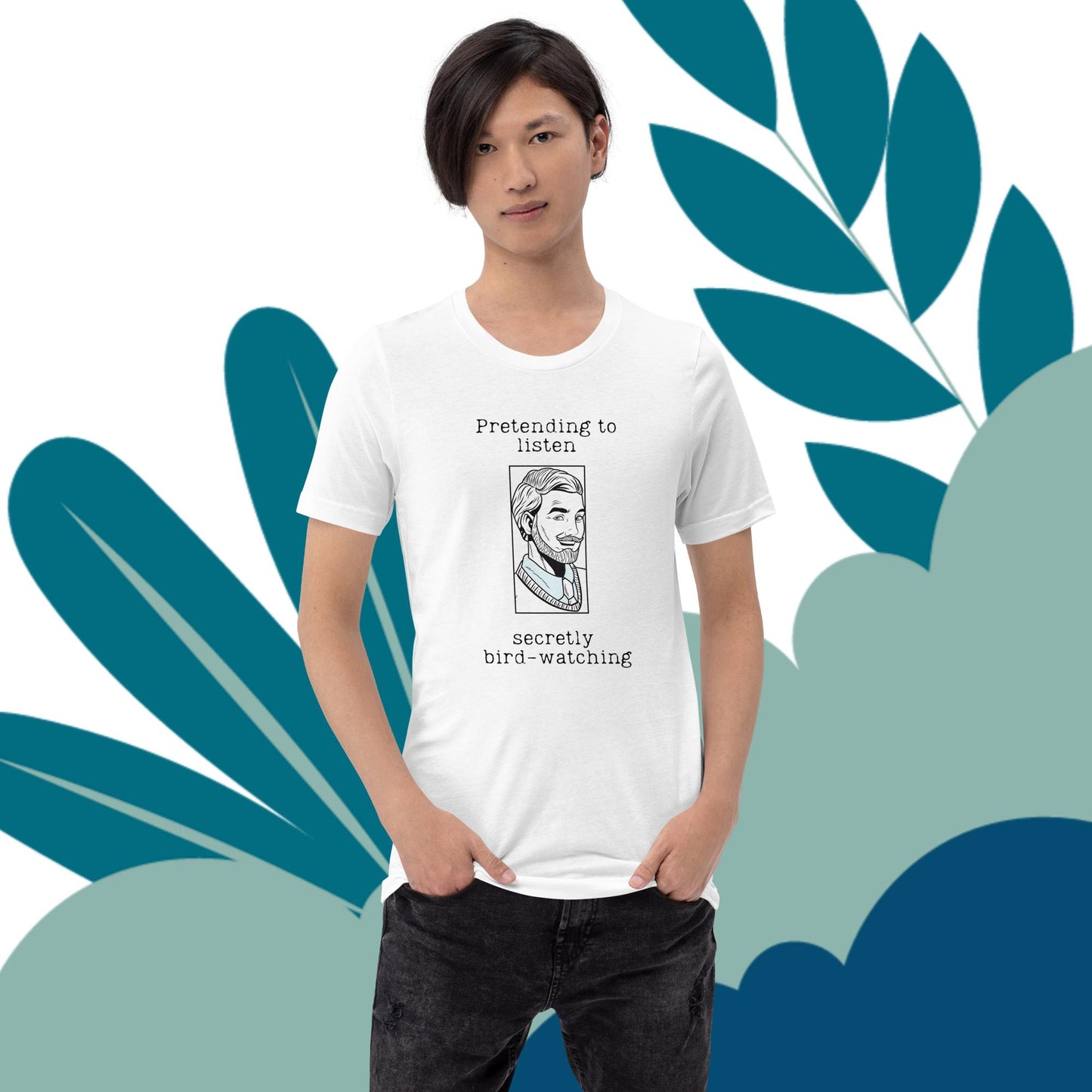 Secretly Bird-watching T-shirt